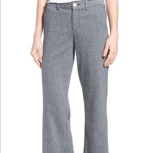 NYDJ linen wide leg trousers